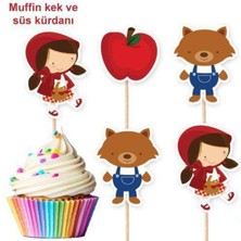 Parti Show Kırmızı Başlıklı Kız Şekilli Kürdan 10 Adet