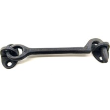 Antika Tarz Dekoratif Pirinç Maymuncuk Çengeli - 13CM, Oksit Midastech