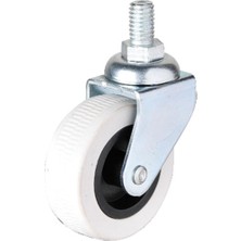 Hts 322 - 50X20 mm Gri Vidalı Teker 4 Adet Midastech