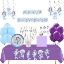 Parti Show Deniz Kızı Little 8 Kişilik Ekonomik Parti Seti