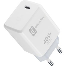 Cellularline Cellularlıne 40W Pd Usb-C Şarj Adaptörü - Beyaz