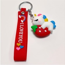 SiHako Unicorn Karışık Silikon Anahtarlık