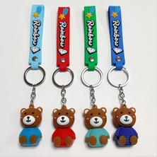 SiHako Ayıcık Karışık Silikon Anahtarlık