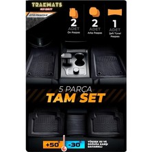 Leaf Shop (KYB29361) 2016 4d Universal Estetik ve Konforlu Oto Paspas Adk Siyah Peugeot Bipper 2016 ile Uyumlu