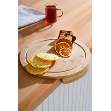 Feyza Design Bambu Kesme Tahtası, 35 Cm, Dayanıklı ve Şık Tasarım