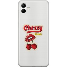 Mobilpad Samsung Galaxy A07 Uyumlu Baskılı Yumuşak Silikon Şeffaf Telefon Kılıfı