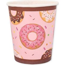 Parti Show Donut Temalı Bardak 8 Adet
