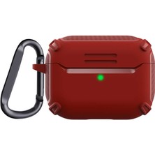 Gaappy Podguard Serisi Apple Airpods Pro 1.nesil Kırmızı Airpods Kılıf