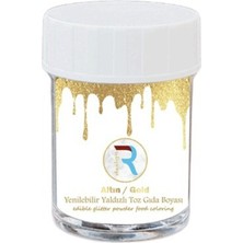 Parti Show Yenilebilir Metalik Altın Renk Toz Gıda Renklendirici