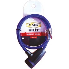 Ymk Eko Çelik Halatlı, Izoleli Bisiklet Kilidi - 8mm, 65 cm Midastech