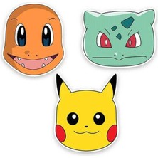 Parti Show Pokemon Kağıt Maske 6 Adet