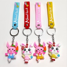 SiHako Kedi Karışık Silikon Anahtarlık