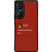 Reeder S19 Max Pro S Edge Uyumlu Sarki Sozleri Tasarımlı Glossy Premium Kılıf
