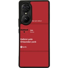 Reeder S19 Max Pro S Edge Uyumlu Sarki Sozleri Tasarımlı Glossy Premium Kılıf