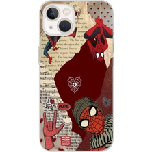 Mobilpad Iphone 15 Uyumlu Baskılı Yumuşak Silikon Şeffaf Telefon Kılıfı