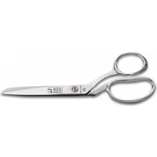 Rıza M-A3157-9 Tekstil / Yatık Regula Makası No: 9 Inç / 22,86 cm - Nikel Kaplama Midastech