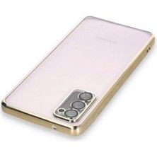 isiltikidsmoda Newface Samsung Galaxy S20 Fe Kılıf Razer Lensli Silikon - Gold