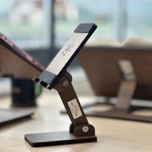 Data Store Vıgo Wood Eğim ve Yükseklik Ayarlanabilir Telefon Standı (Ceviz)