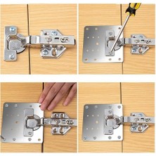 Paslanmaz Çelik Menteşe Onarım Plakası Midastech