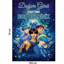 Parti Show Saja Boys Doğum Günü Afişi 70X100 cm