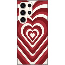 Mobilpad Samsung Galaxy S23 Ultra Uyumlu Baskılı Yumuşak Silikon Şeffaf Telefon Kılıfı