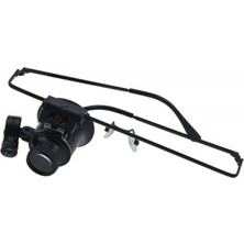 Gözlük Model 20X16MM Optik Lens LED Işık Monoküler Büyüteç Midastech