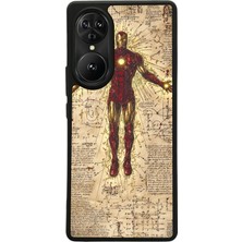 Reeder S19 Max Pro S Edge Uyumlu Iron Man ( Demir Adam ) Tasarımlı Glossy Premium Kılıf