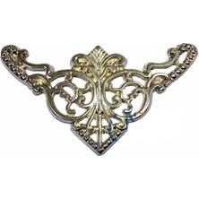 Dekoratif Köşe Süsü, Köşelik - Büyük, 31X55MM, Sarı, 1 Adet Midastech