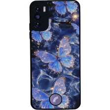 BG AKSESUAR Reeder S19 Max Pro S Uyumlu Kelebek Tasarımlı Glossy Premium Kılıf