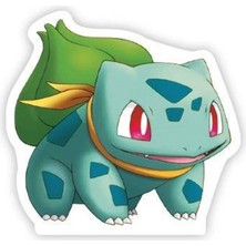 Parti Show Pokemon Bulbasaur Ayaklı Pano 24X25 cm