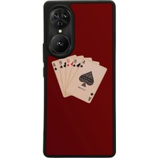 Reeder S19 Max Pro S Edge Uyumlu Kart Tasarımlı Glossy Premium Kılıf