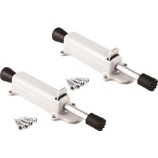 Ayak Basmalı Kapı Stoperi / Durdurucu Beyaz 1 Adet Midastech