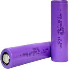 18650 3.7V 2200 Mah 5c Li-Ion Şarjlı Pil Midastech
