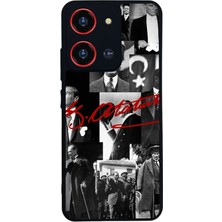 BG AKSESUAR Reeder S19 Max Pro S 108MP Uyumlu Mustafa Kemal Ataturk Tasarımlı Glossy Premium Kılıf