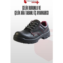 Selçuklu Plus Çelik Burunlu Ve Çelik Ara Tabanlı 200J Darbe Dayanımlı İş Güvenlik Ayakkabısı