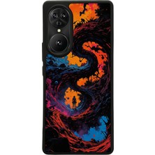 Reeder S19 Max Pro S Edge Uyumlu Abstract Tasarımlı Glossy Premium Kılıf