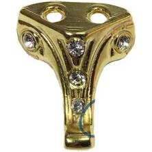 Moda Taşlı Ahşap, Mdf, Sunta Sandık Ayağı, Kutu Ayak 2,5 cm - Sarı Midastech