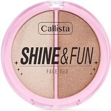 River Shine & Fun Face Duo 100 Sparkle Crew Allık & Aydınlatıcı Paleti