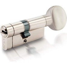 River Kilit 164KTBSM Kilit Göbeği, Tuzaklı - Mandallı Kilit Silindiri, Barel (68 Mm, Nikel)