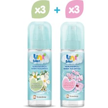 Uni Baby Bebek Kolonyası Bahar Çiçekleri & Çiçeksi Kokular 6'lı 900 ml