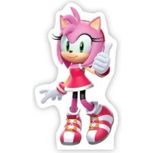 Parti Show Sonic Boom Amy Rose Ayaklı Pano 34X19 cm