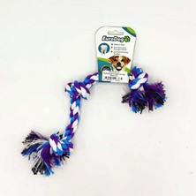 Hnrlishp Eurodog Diş Ipi Üç Düğüm  Mor Mi Beyaz 40 cm