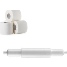 Pileli Store  Wc Tuvalet Kağıdı Makarası Beyaz Tuvalet Kağıdı Tutucu Makara