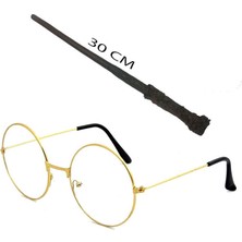 Harry Potter Asası 30 cm ve Harry Potter Gözlüğü Seti Midastech