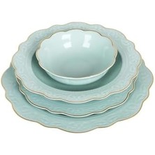 River Art Laurance 24 Parça Yemek Takımı Mint