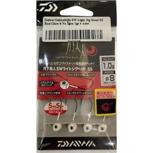 Daiwa Gekkabijin Sw Light Jig Head Ss Red Glow 8 No Iğne 1gr 4 Adet