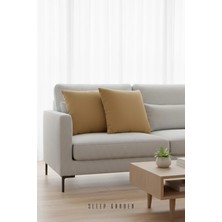 Sleep Garden Erguvan Serisi Kadife Gold Dekoratif Kırlent 45X45 2'li