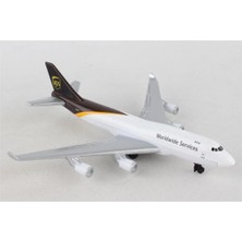 Daron 86RT-4344 Ups, 12,5 Cm. Metal Gövde, Plastik Kanatlar, Sergilemeye Hazır Model Yolcu Uçağı