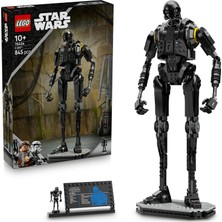 LEGO Star Wars K-2so Güvenlik Droidi 75434 – 10 Yaş ve Üzeri Çocuklar Için Andor Temalı Koleksiyonluk Sergileme Oyuncağı, Hayranlara Yaratıcı Hediye Fikri (845 Parça)