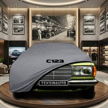 ULTRASHOP Mercedes E Serisi C123 Coupe (1976-1986) Gri Kumaş Oto Branda Araca Özel Penye Araba Brandası Araç Örtüsü